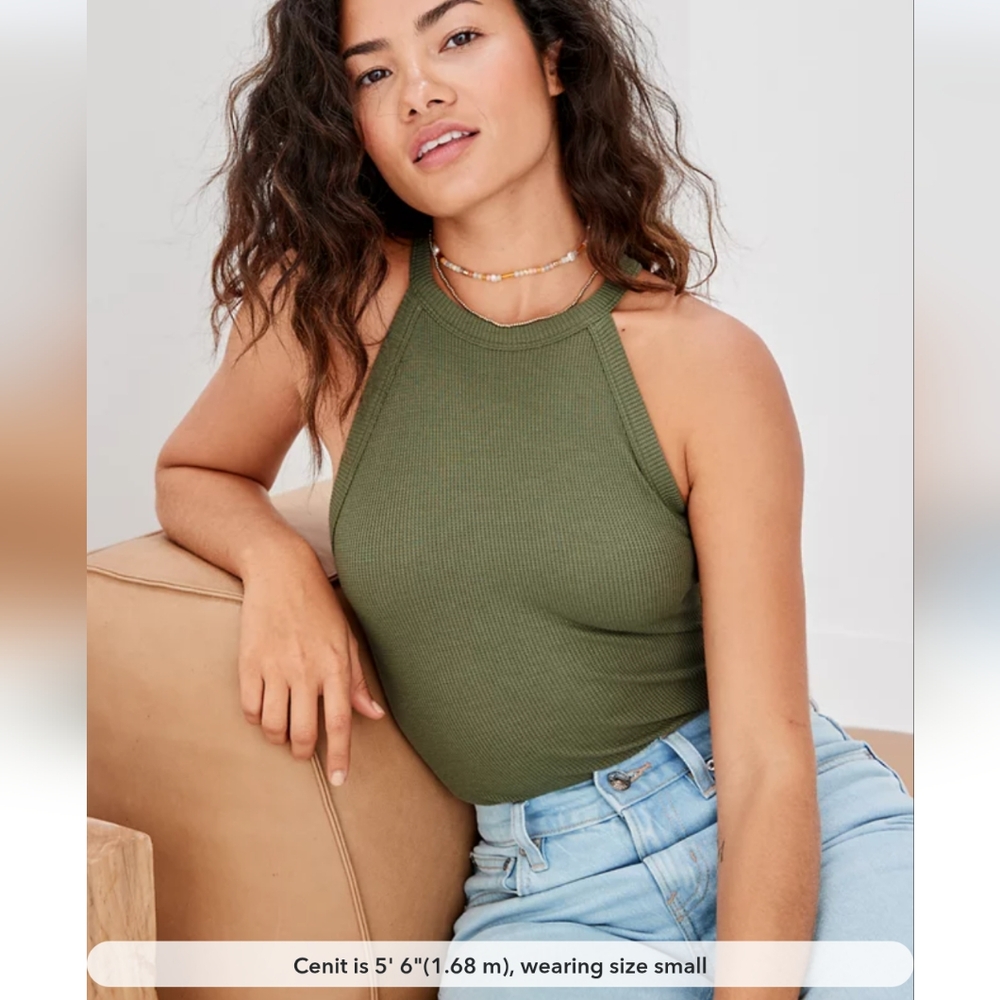 🌞2 For 15! AEO Green Bodysuit Top
